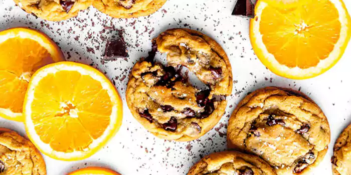 Orange Chocolate Chip Cookies 2