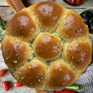 Garlic Japanese Milk Bread Rolls 1